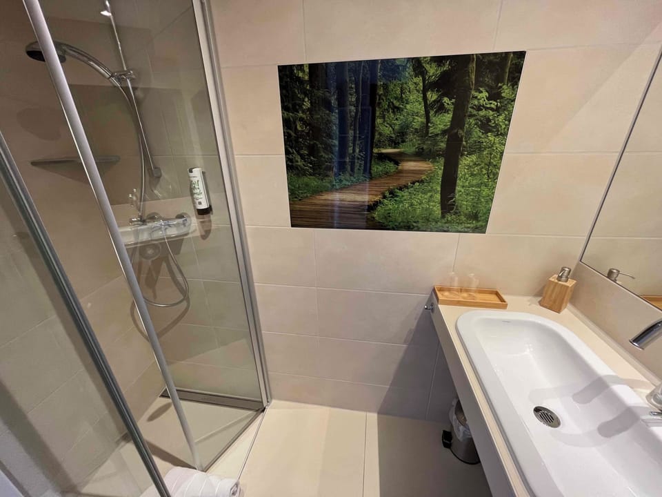 Suite | Bathroom | Shower, towels