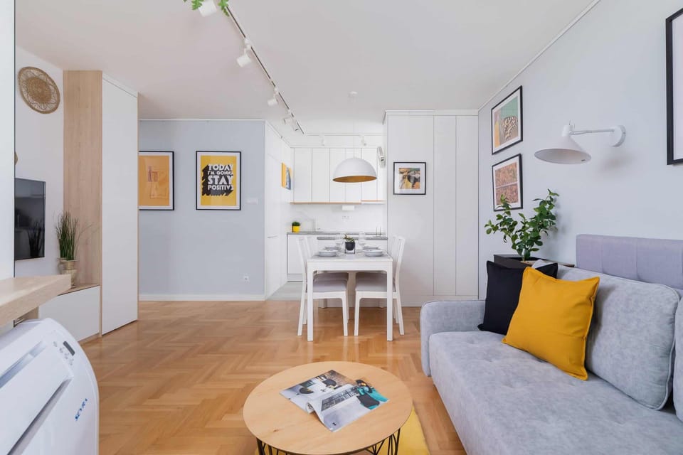 A cozy and inviting corner of the living room, perfect for relaxation or entertaining.

