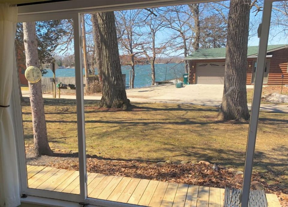 Waterfront and sunset view from the front of the cabin!!!