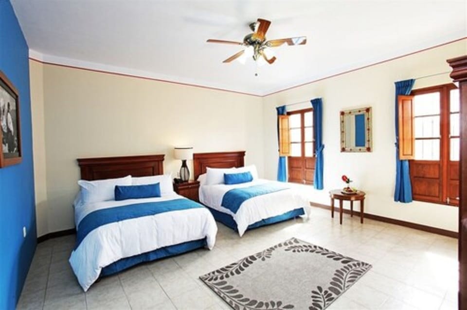 Deluxe Double Room, 2 Queen Beds | Egyptian cotton sheets, desk, WiFi (free)
