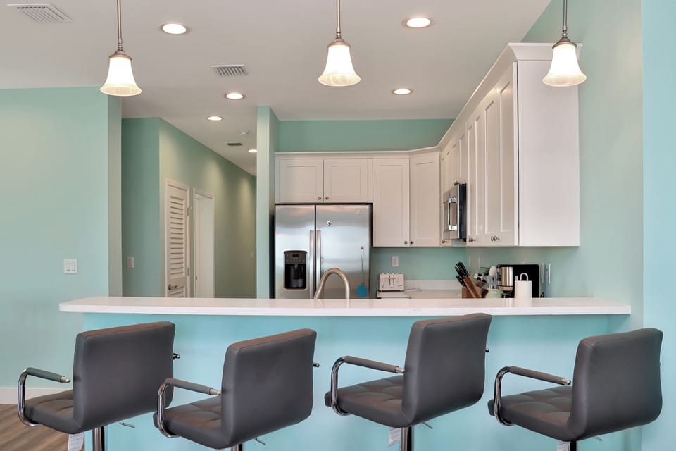 Kitchen with Bar Seating