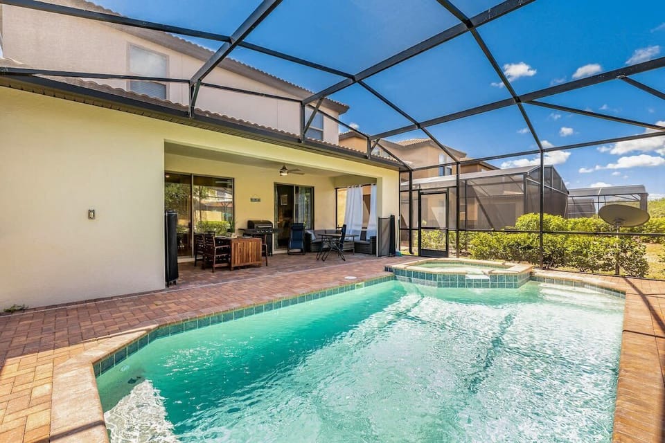 A private pool everyone can enjoy during downtime.