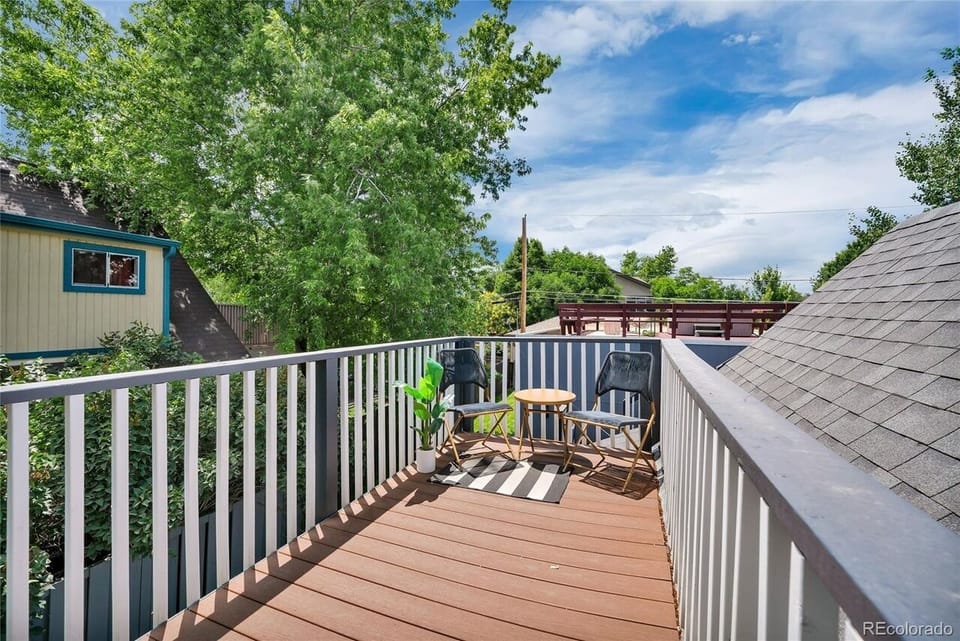 Bedroom deck