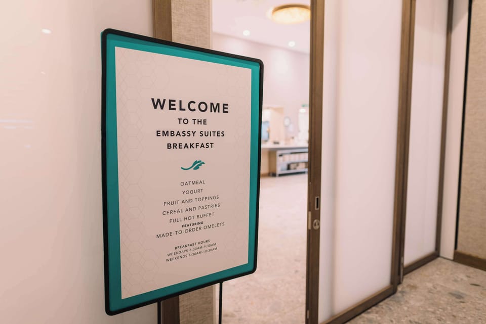 Free daily full breakfast