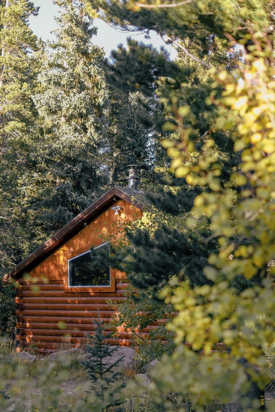 Leaf peeping is at its prime mid September to mid October at the cabin