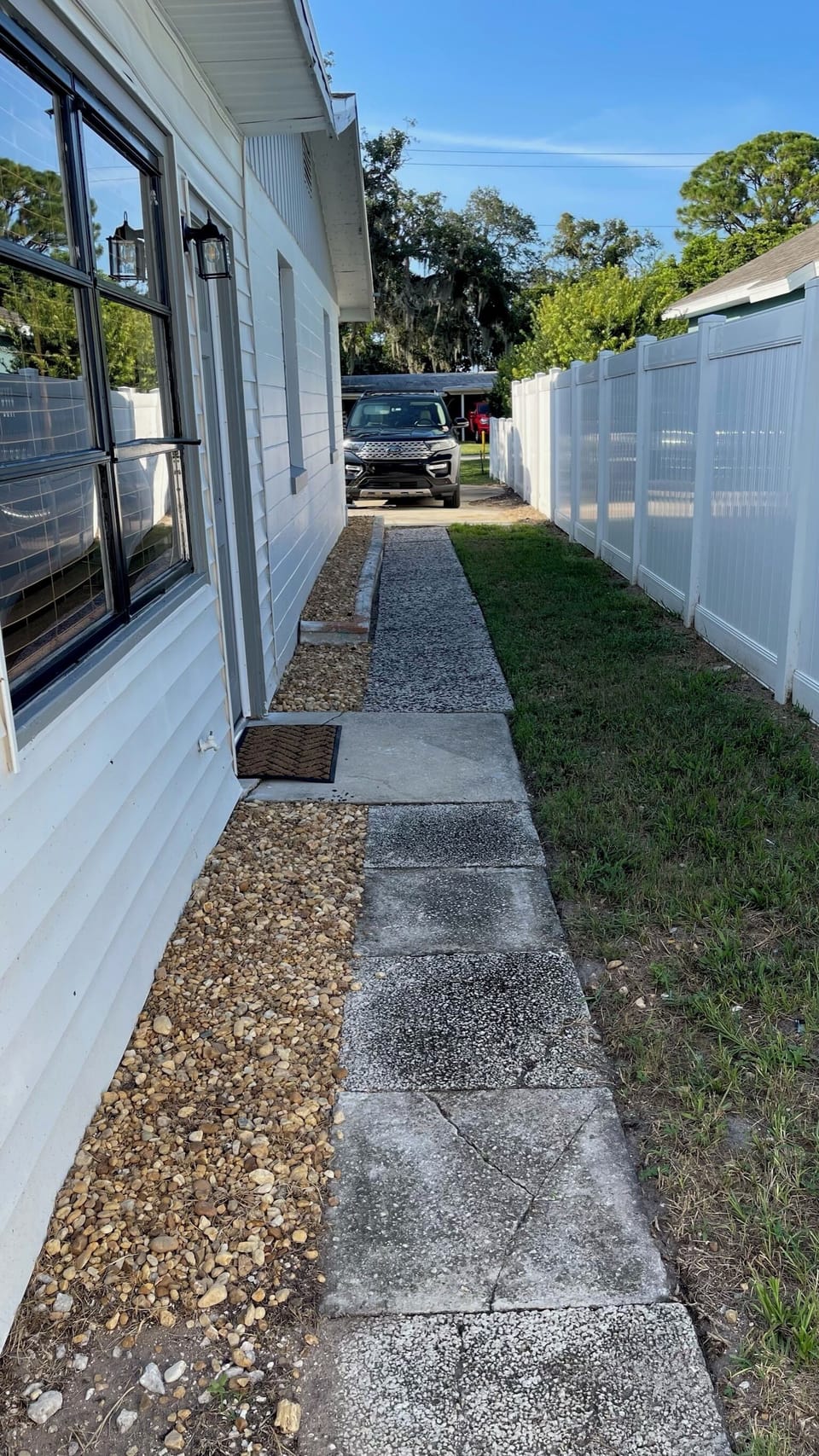 Walkway to back yard, No Gate Currently Soon to be added