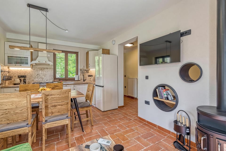 Kitchen and dining area
