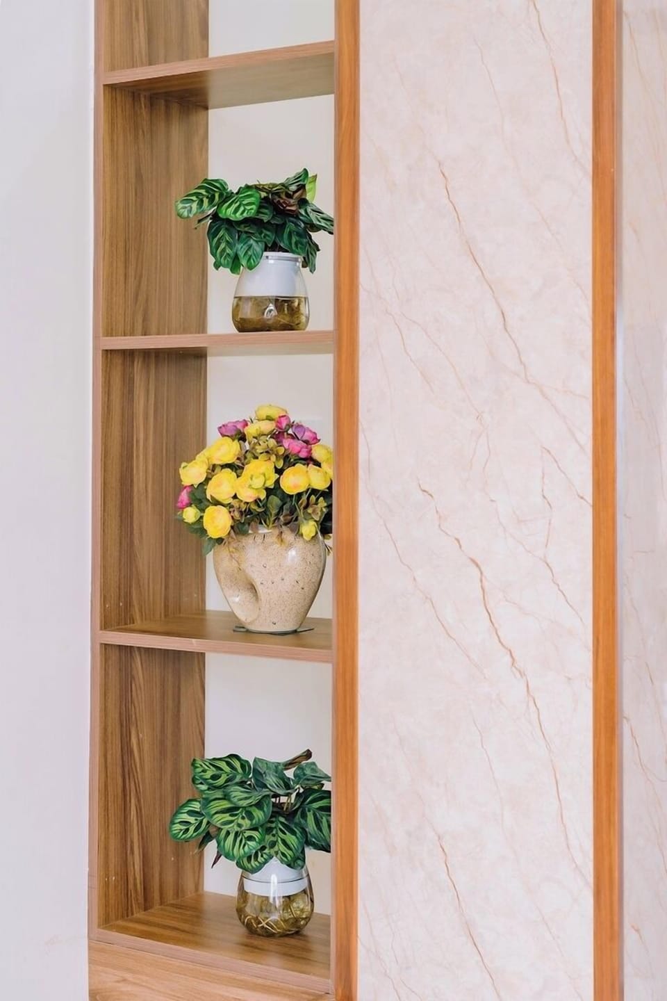 Basic Double Room, Partial Ocean View | Hypo-allergenic bedding, minibar, desk, laptop workspace