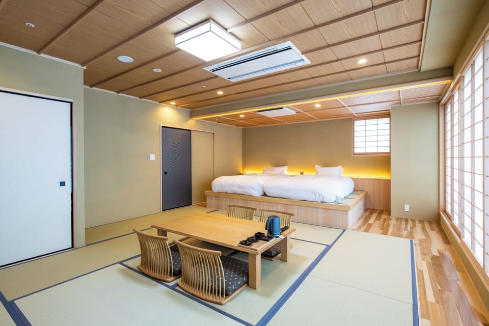 Moderate luxury Japanese-style room, Non Smoking | Down comforters, iron/ironing board, free WiFi