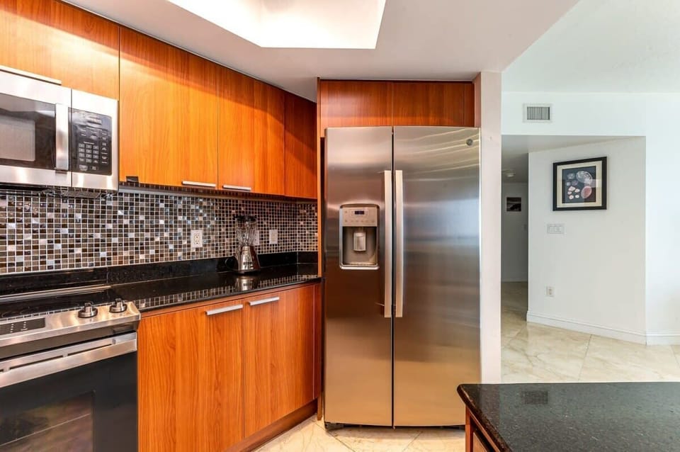 Fully equipped kitchen for all your cooking needs.