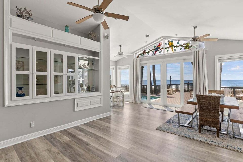 View from kitchen area