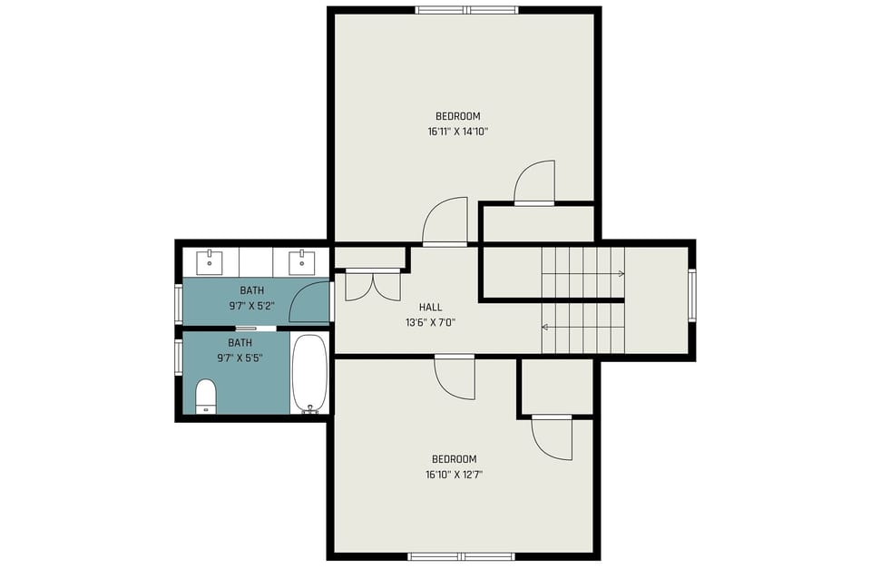 Blue Ivy upper level floor plan