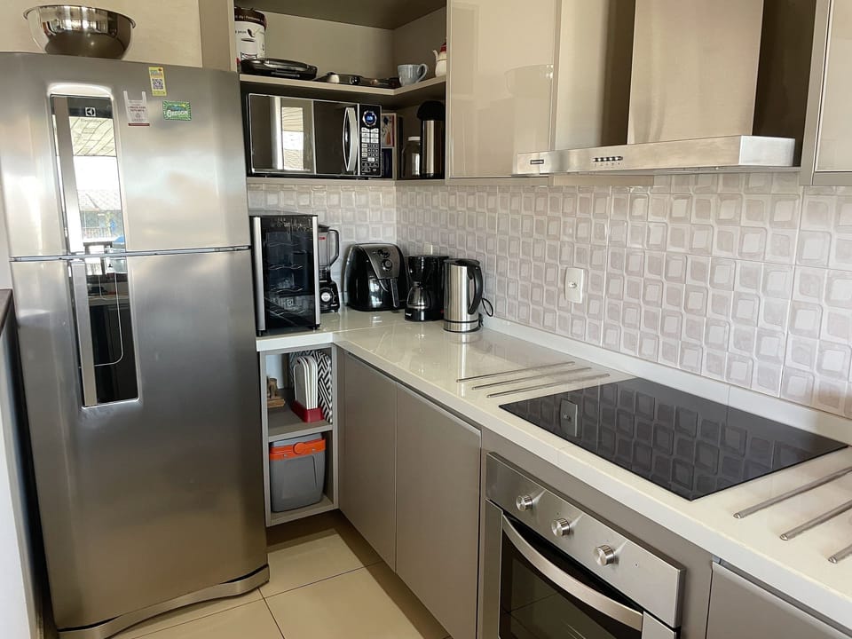Apartment | Private kitchen | Fridge, microwave, cookware/dishes/utensils