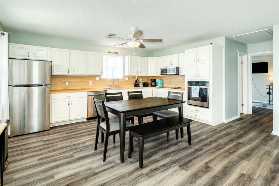 Eat-in kitchen perfect for casual dining