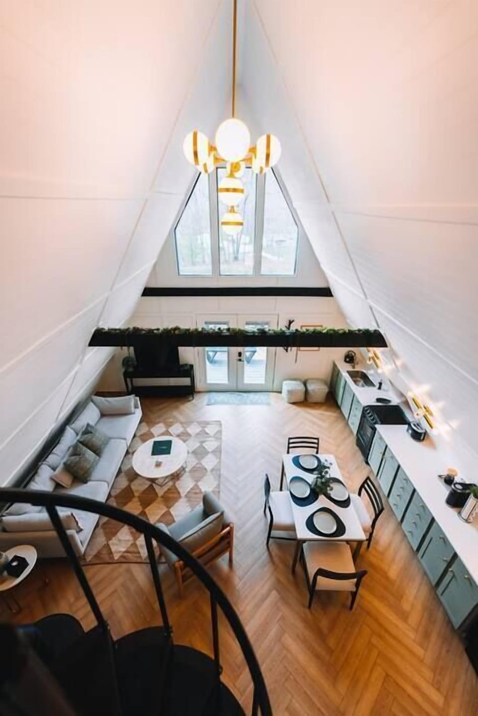 View from upstairs loft