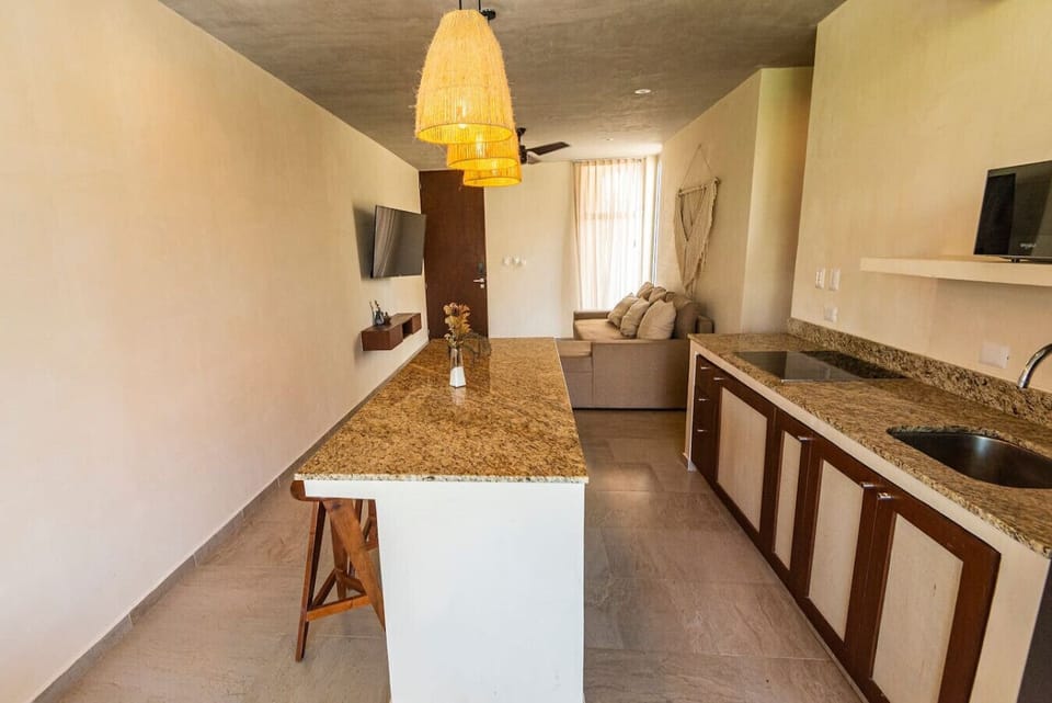 Spacious kitchen with ample counter space and all-new amenities.