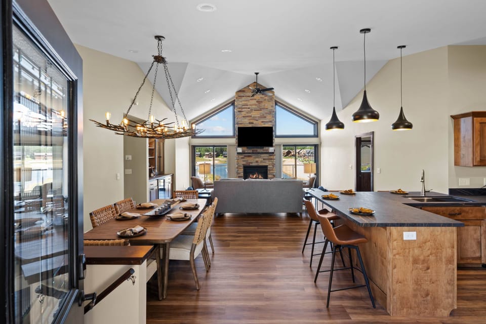 WisCottage on Beach Lake Wisc. your view as you enter your vacation rental.