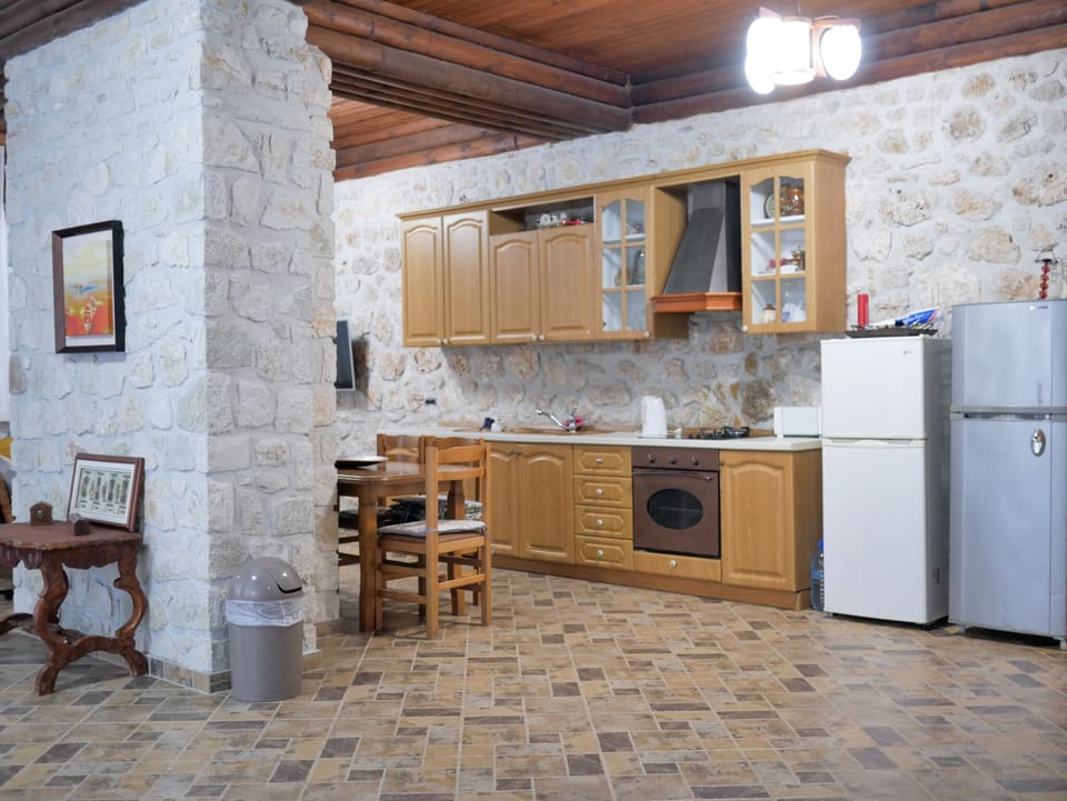 Villa | Private kitchen | Fridge, oven, cookware/dishes/utensils, freezer
