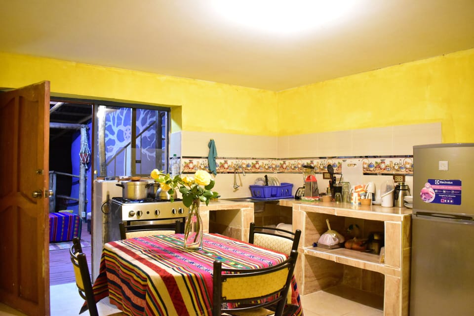 Fridge, microwave, rice cooker, blender