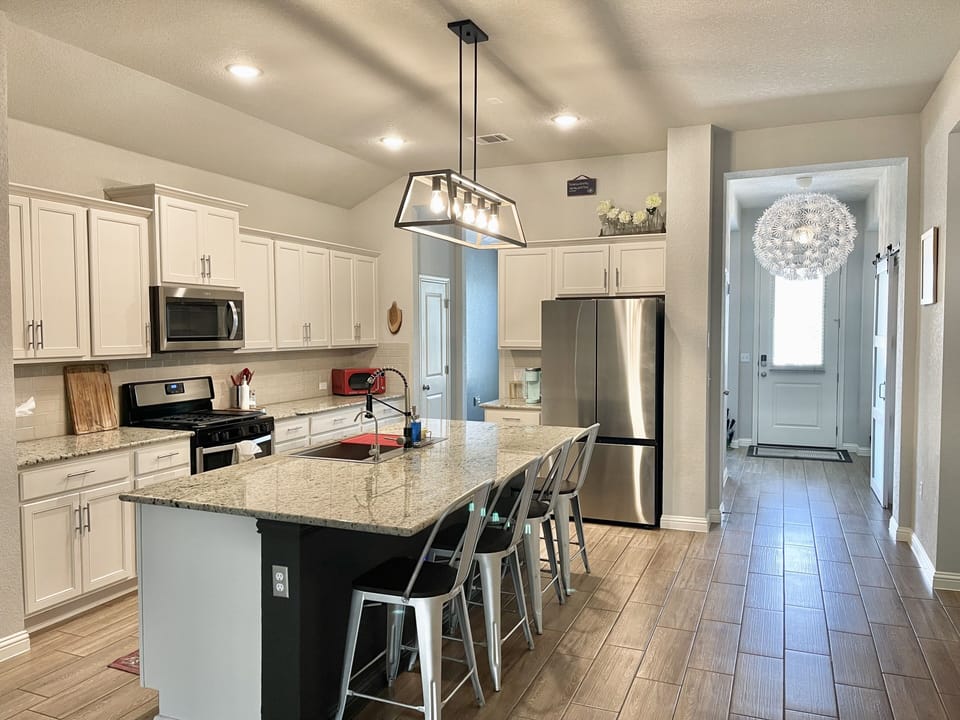 open concept kitchen