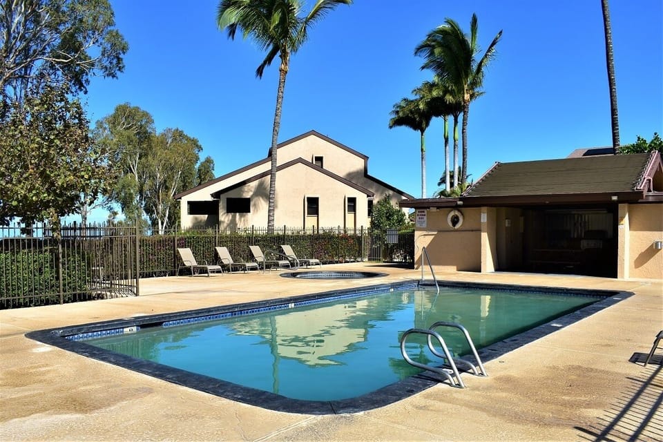 Two swimming pools available on property