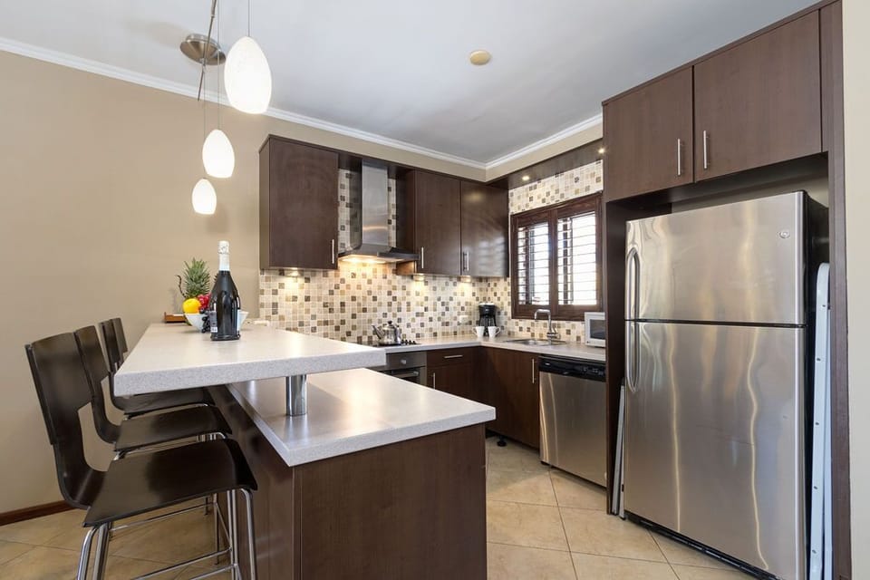 Functional and fabulous: Embrace the practicality of this stylish kitchen.