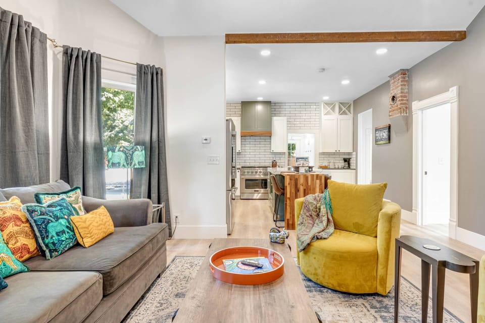 Relax in the inviting living room