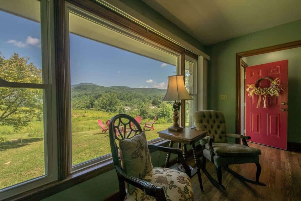 Breathtaking view from the living room.