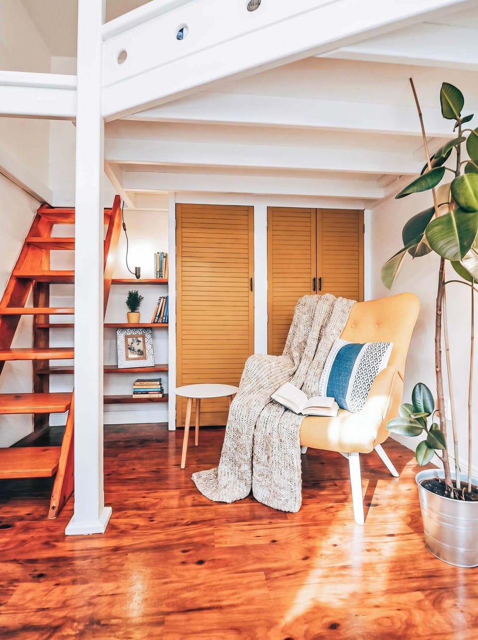 A cozy corner to sit 