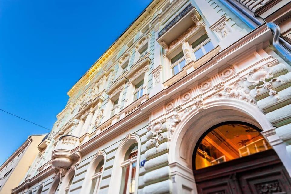 Exterior of the historical building