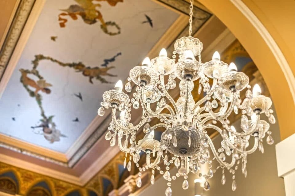 Art in the common area of the historical building