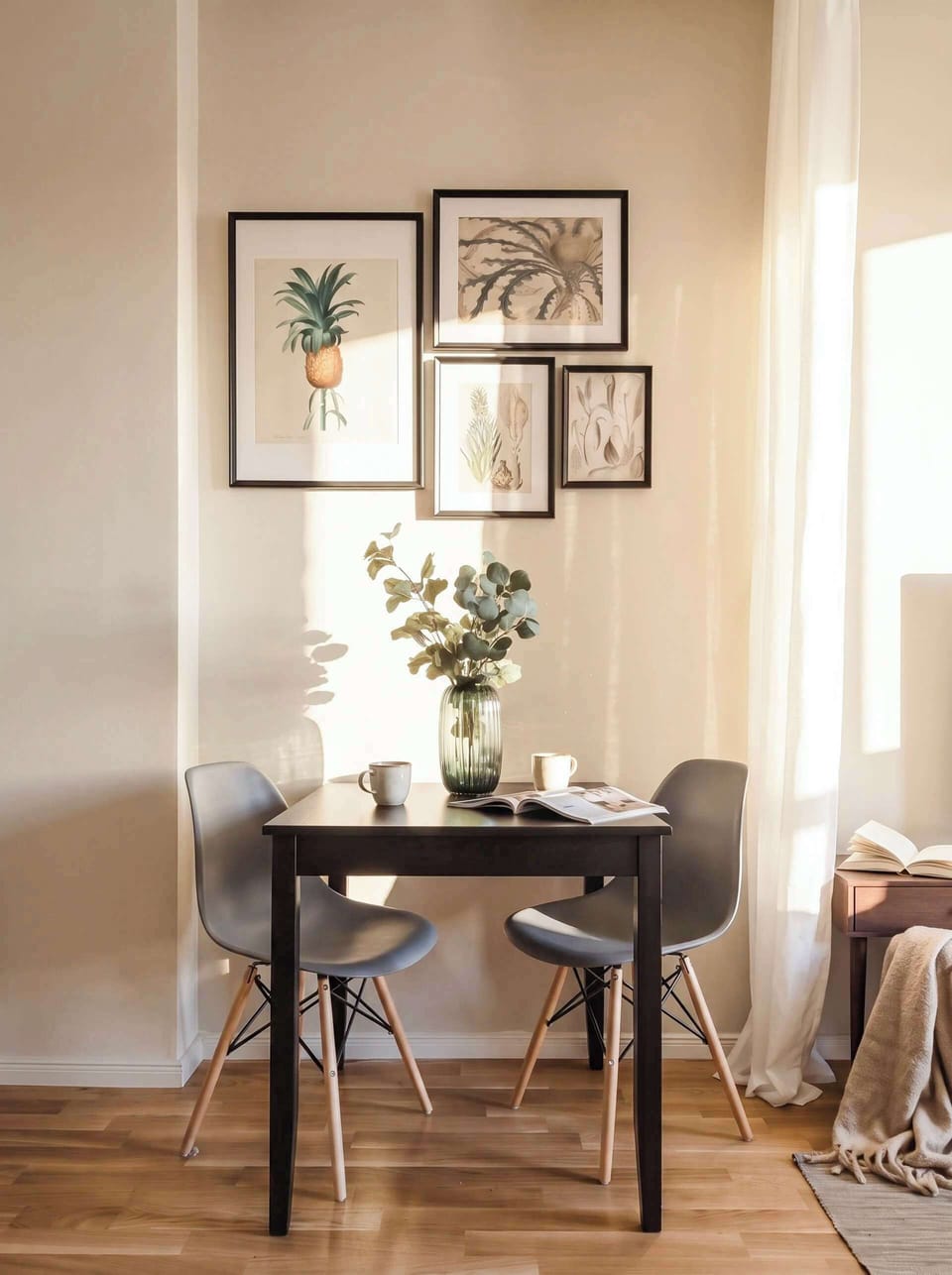 Sitting and dining area