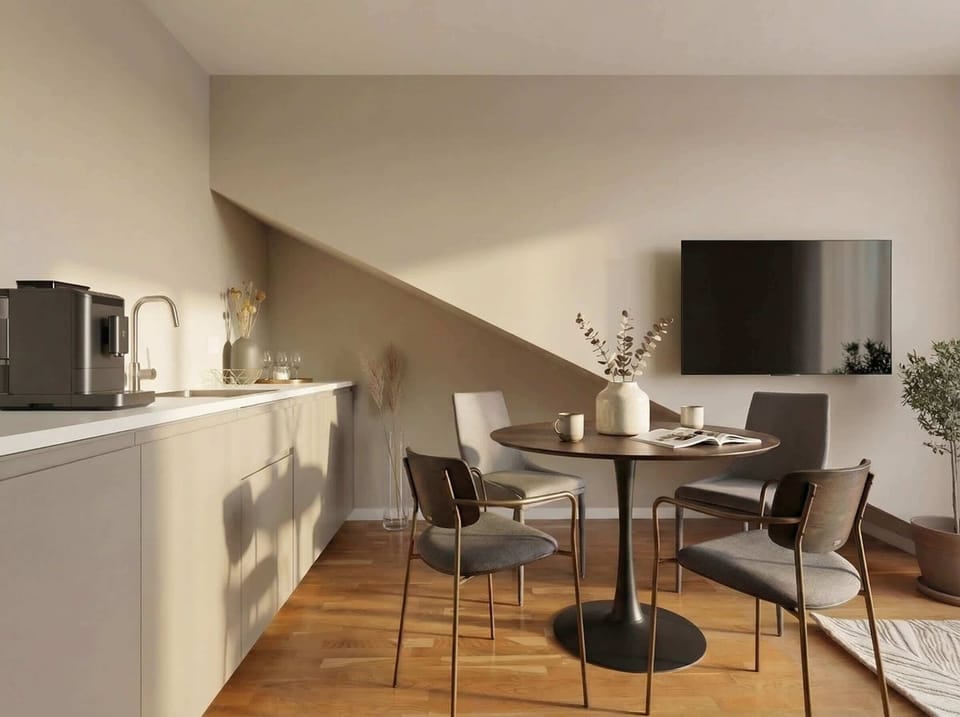 Fully equipped kitchen with everything you need for basic cooking in second bedroom. PLease, see the list of amenities