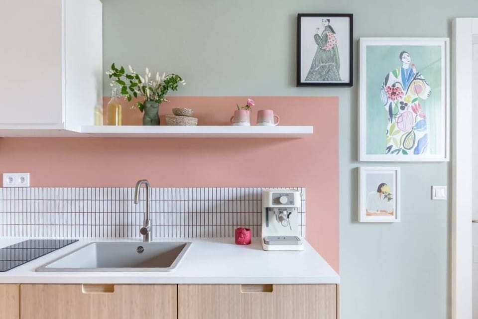 Kitchen is fully equipped with everything you need for basic cooking - please, see the list of amenities