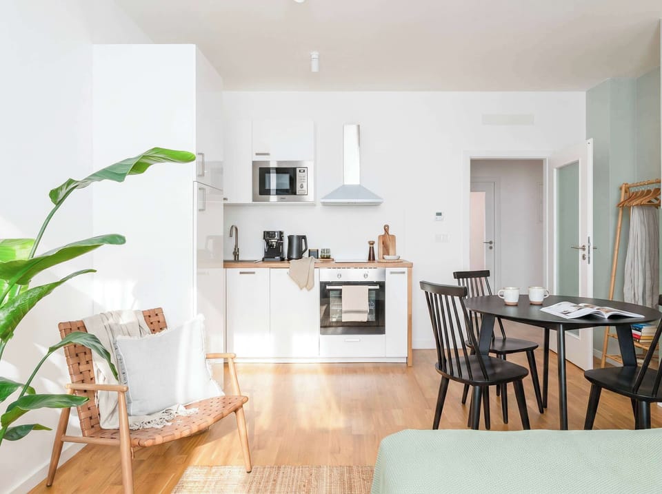 Fully equipped kitchen with everything you need for basic cooking - please, see the list of amenities