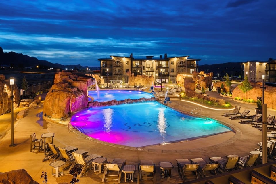 Sage Creek at night
