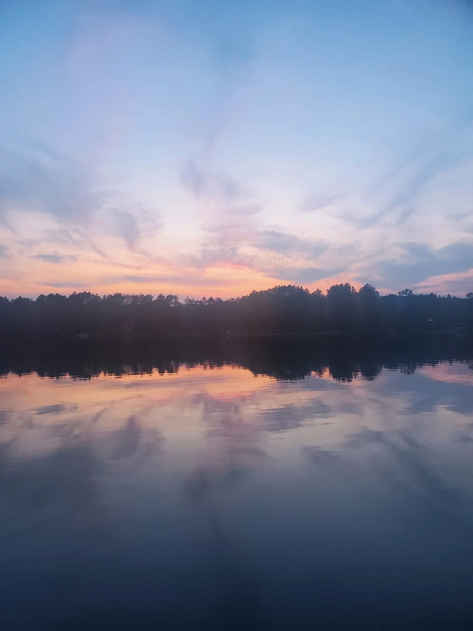 Sunrise across the lake.