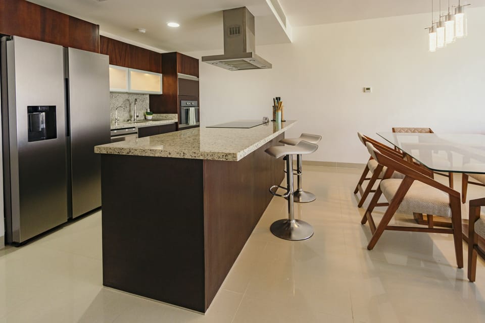 Floor, Flooring, Indoors, Kitchen, Refrigerator