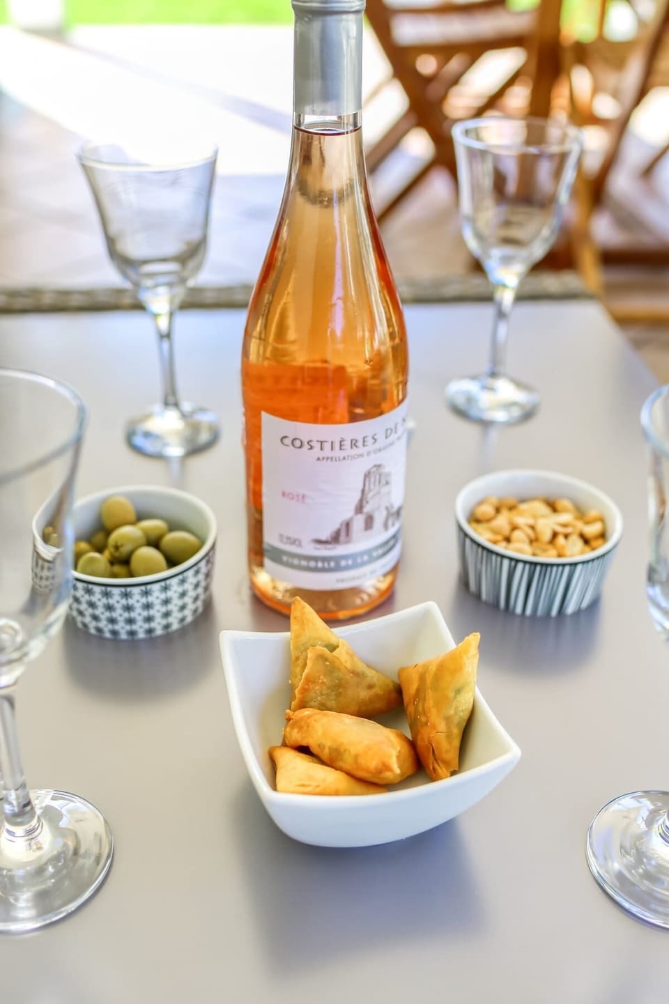 Apéritif avec des spécialités locales