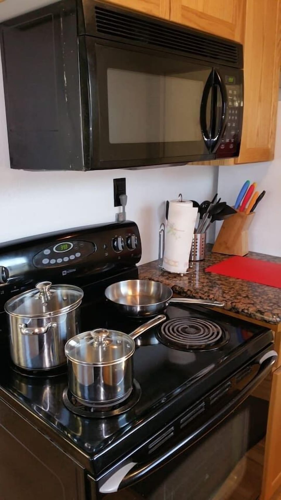 Microwave & Self-Cleaning Range