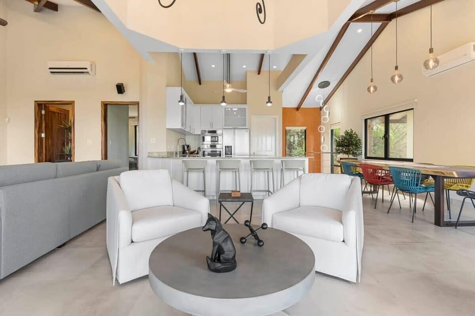 Living and kitchen