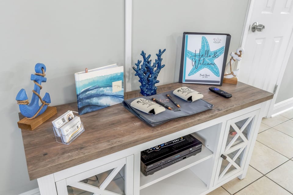 Welcome Book provides you with instructions of the home as well as local favorites!