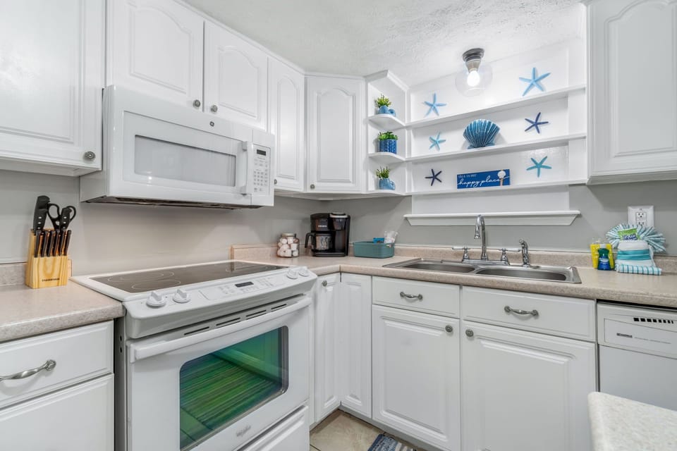 Modern appliances and basic amenities included