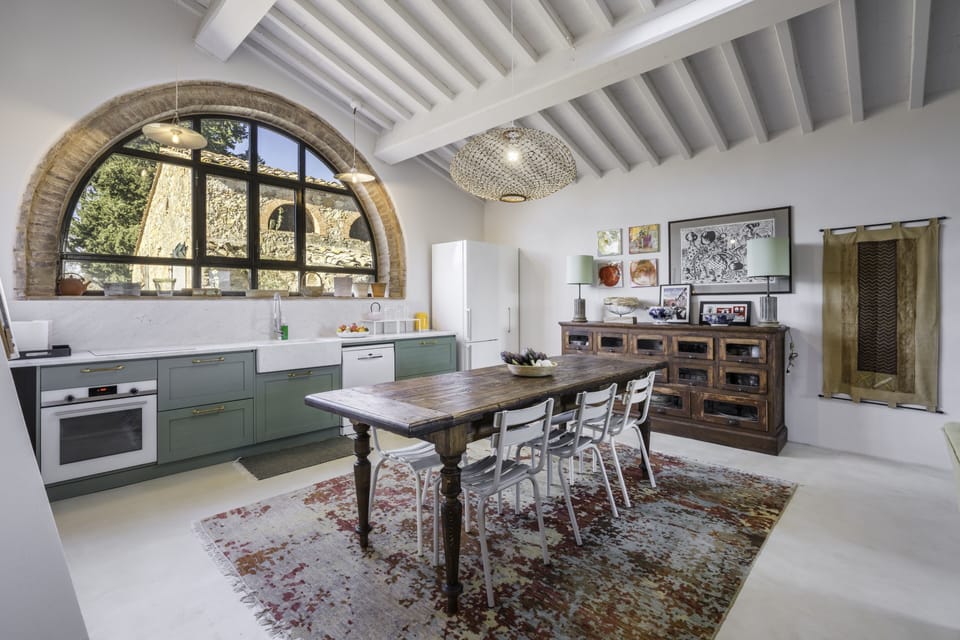 Apartment | Private kitchen | Full-size fridge, microwave, oven, stovetop