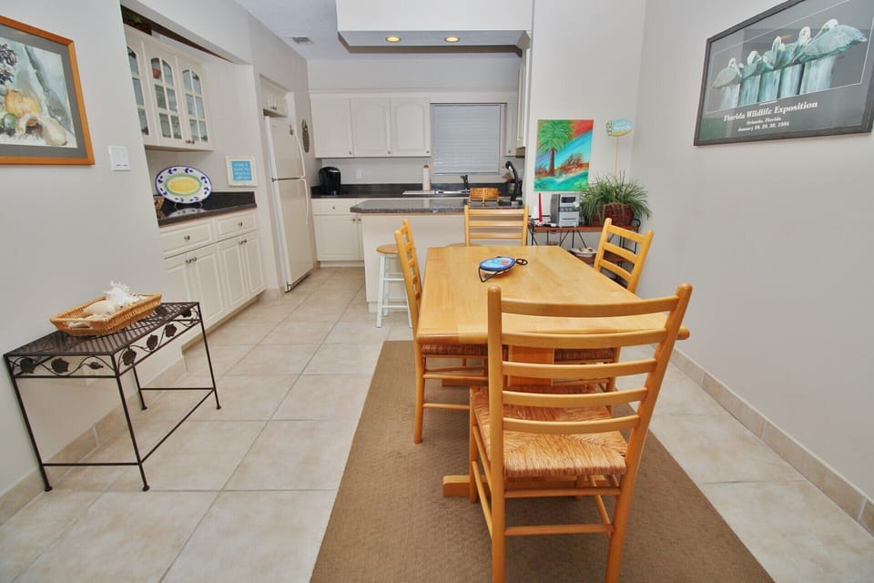 Dining and kitchen