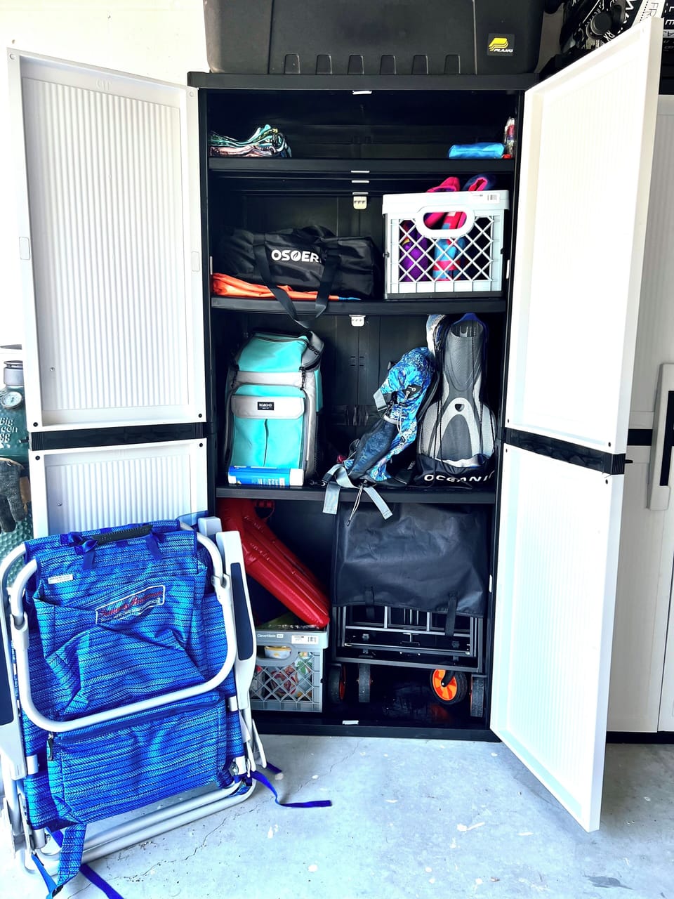 Beach and fishing items provided at no cost for our guests to go explore