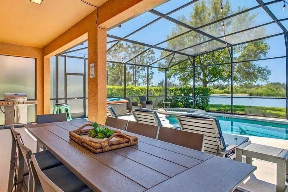 8 person Outdoor Dining Table