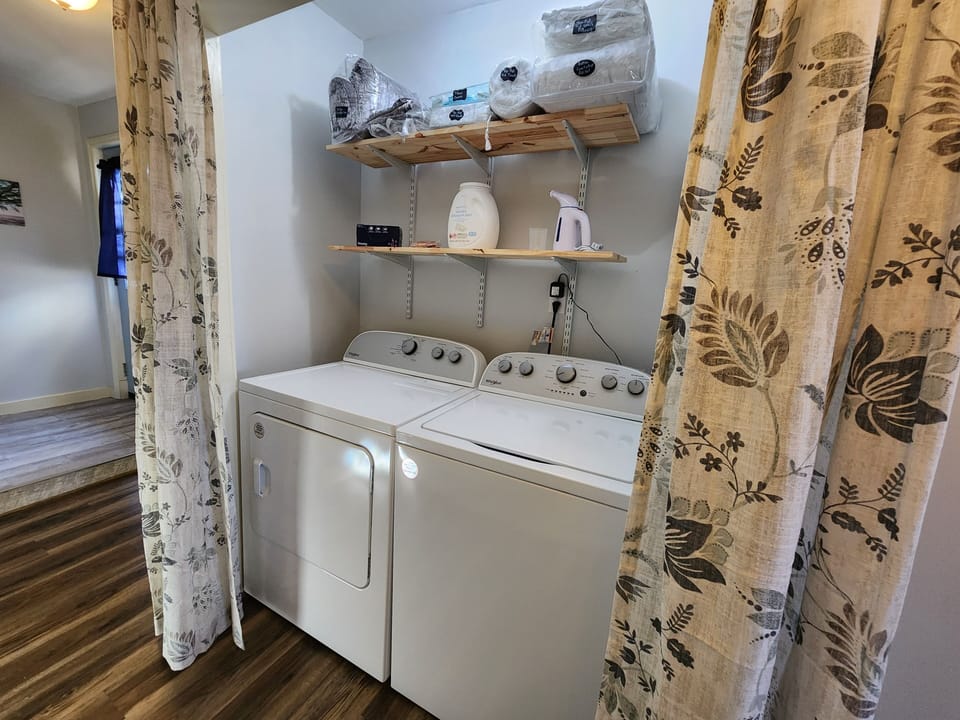 Full Laundry Area
With Steamer