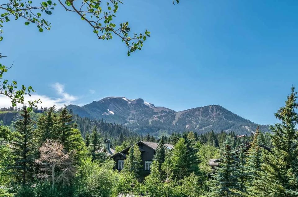 View of Mammoth Mountain from Patio