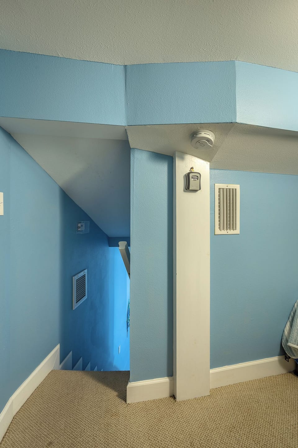 From Crow's Nest down to main living area.